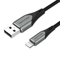 USB 2.0 -kaapeli Lightning, Vention LABHF, 1m (harmaa) hinta ja tiedot | Puhelinkaapelit | hobbyhall.fi
