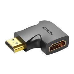 HDMI 90 asteen sovitin Vention 4K 60Hz, AIOB0-2 (musta) 2kpl hinta ja tiedot | VENTION Tietokoneiden lisävarusteet | hobbyhall.fi