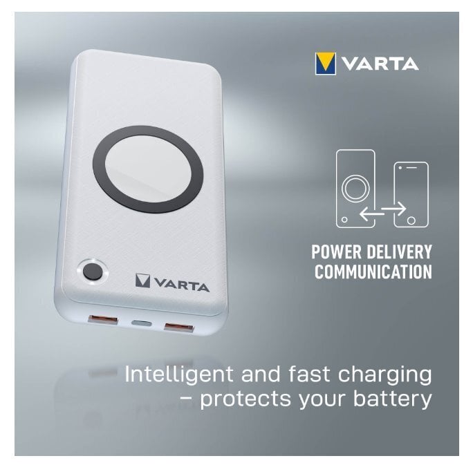 Varavirtalähde Varta Wireless 20000mAh hinta ja tiedot | Varavirtalähteet | hobbyhall.fi