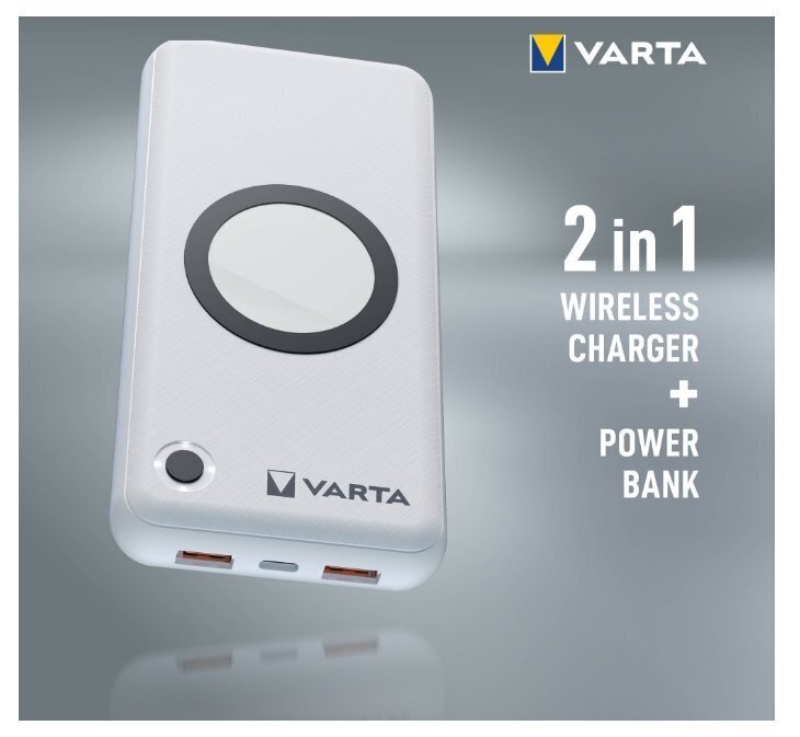 Varavirtalähde Varta Wireless 20000mAh hinta ja tiedot | Varavirtalähteet | hobbyhall.fi