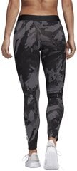 Adidas Elastinen W E AOP Tights Black Grey hinta ja tiedot | Naisten urheiluvaatteet | hobbyhall.fi