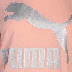 Puma Puserot Classics Logo Tee Pink hinta ja tiedot | Naisten urheiluvaatteet | hobbyhall.fi