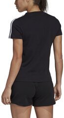 Adidas Puserot W E 3S Slim Tee Black hinta ja tiedot | Naisten urheiluvaatteet | hobbyhall.fi