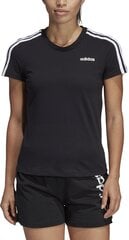 Adidas Puserot W E 3S Slim Tee Black hinta ja tiedot | Naisten urheiluvaatteet | hobbyhall.fi