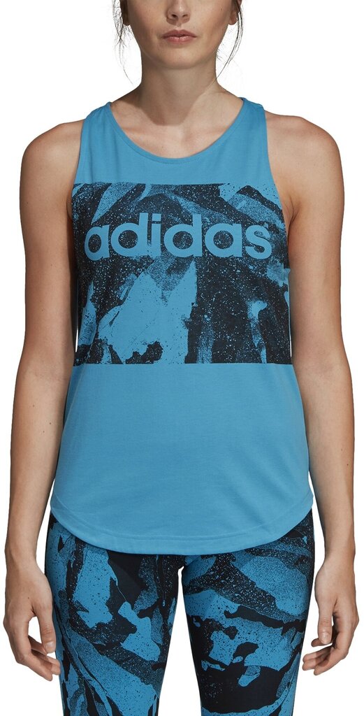 Adidas Puserot W E Aop Tank Blue hinta ja tiedot | Naisten urheiluvaatteet | hobbyhall.fi