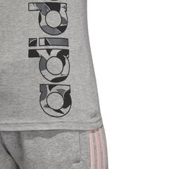 Adidas Puserot AOP Linear Tee Grey Heather hinta ja tiedot | Naisten T-paidat | hobbyhall.fi