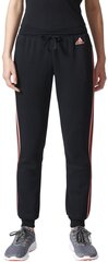 Adidas Housut Essentials 3 Stripes Pants Cuffed Black hinta ja tiedot | Naisten urheiluvaatteet | hobbyhall.fi