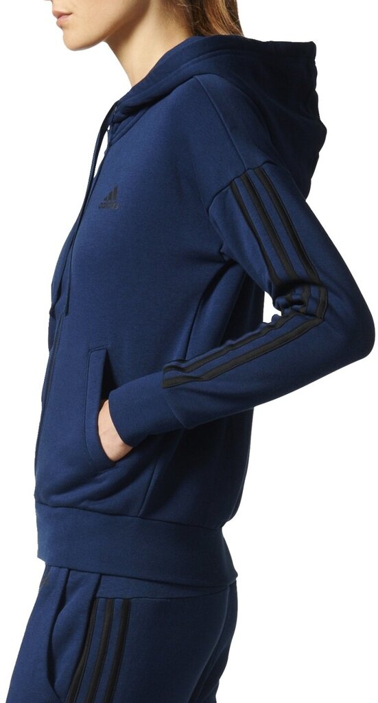 Adidas pusero ESS 3S FZ HD Blue hinta ja tiedot | Naisten hupparit, collegepaidat ja villapaidat | hobbyhall.fi