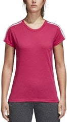 Adidas Puserot Ess 3S Slim Tee Real Magenta hinta ja tiedot | Naisten urheiluvaatteet | hobbyhall.fi