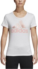 Adidas Puserot Foil Text Bos White hinta ja tiedot | Naisten urheiluvaatteet | hobbyhall.fi