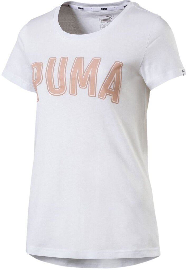 Puma Puserot Athletic Tee White hinta ja tiedot | Naisten T-paidat | hobbyhall.fi