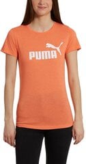 Puma Puserot Ess+ Logo Heather Tee Orange hinta ja tiedot | Naisten urheiluvaatteet | hobbyhall.fi