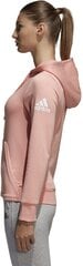 Adidas Jumpperi Ess Solid fz Hd Pink hinta ja tiedot | Naisten hupparit, collegepaidat ja villapaidat | hobbyhall.fi