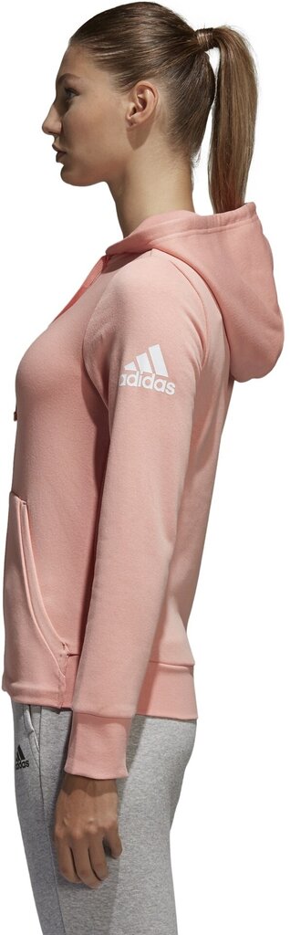 Adidas Jumpperi Ess Solid fz Hd Pink hinta ja tiedot | Naisten hupparit, collegepaidat ja villapaidat | hobbyhall.fi