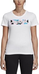 Adidas Puserot AOP Pack Tee II White hinta ja tiedot | Naisten T-paidat | hobbyhall.fi