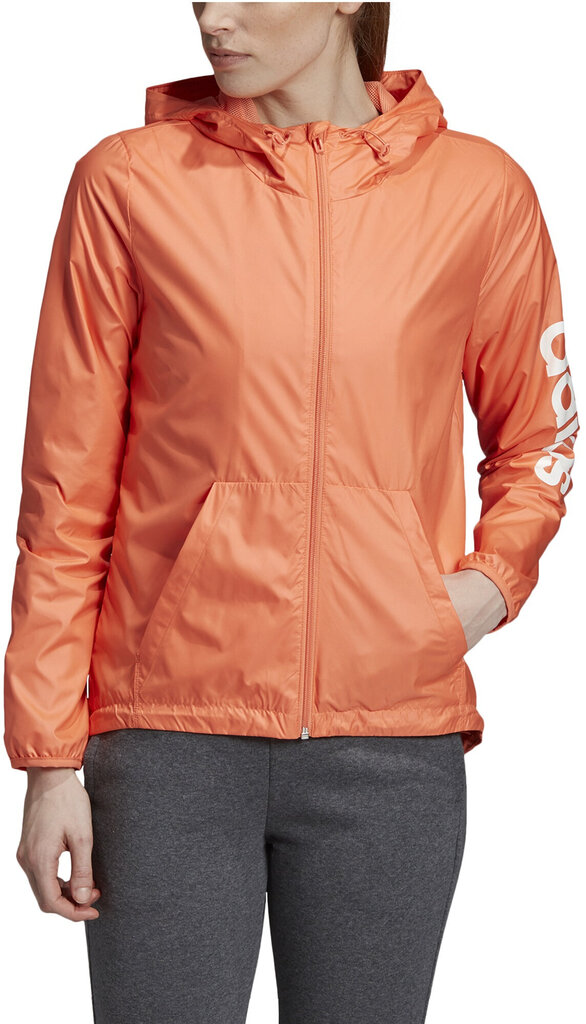 Adidas Takit W E Lin Windbreaker Orange hinta ja tiedot | Naisten ulkoilutakit | hobbyhall.fi