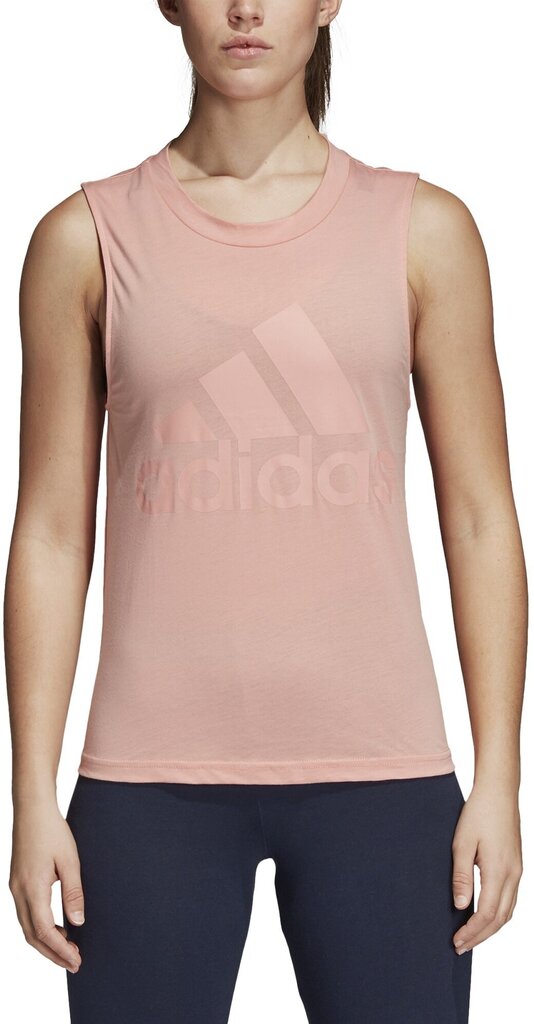 Adidas Puserot Essentials Logo Tank Top Pink hinta ja tiedot | Naisten T-paidat | hobbyhall.fi