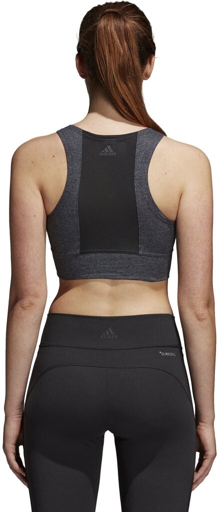 Adidas Puserot Crop Top Mlg Grey hinta ja tiedot | Naisten T-paidat | hobbyhall.fi