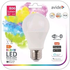 LED-lamppu Avide Smart 9.4W RGB+W WiFi+BLE E27 hinta ja tiedot | Lamput | hobbyhall.fi