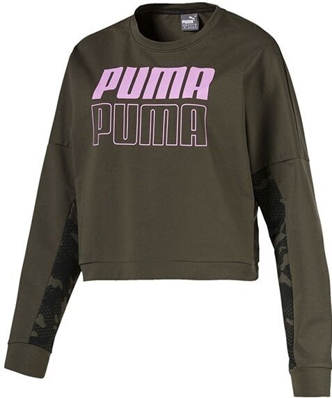 Puma Jumpperi Modern Sports Crew Khaki hinta ja tiedot | Naisten urheiluvaatteet | hobbyhall.fi