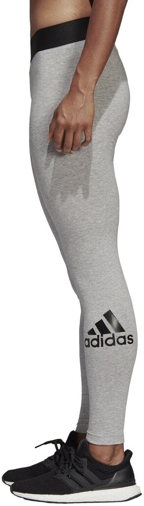 Adidas Elastinen W Mh Bos Tights Grey hinta ja tiedot | Naisten urheiluvaatteet | hobbyhall.fi