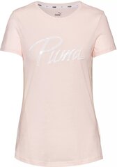Puma Puserot Athletics Tee Pink hinta ja tiedot | Naisten urheiluvaatteet | hobbyhall.fi