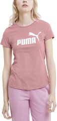 Puma Puserot Ess Logo Tee Pink hinta ja tiedot | Naisten urheiluvaatteet | hobbyhall.fi