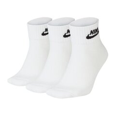 Nike Sukat U NK Nsw Every Essential Ankle White hinta ja tiedot | Naisten sukat | hobbyhall.fi