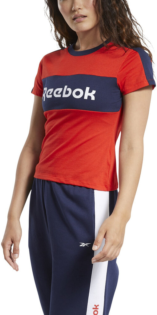 Reebok Puserot Te Linear Logo Deta Red hinta ja tiedot | Naisten T-paidat | hobbyhall.fi