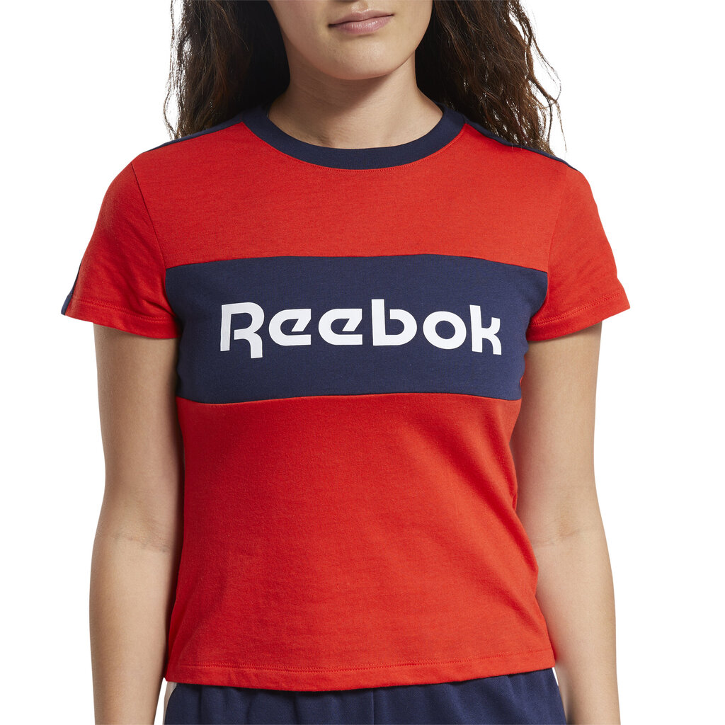 Reebok Puserot Te Linear Logo Deta Red hinta ja tiedot | Naisten T-paidat | hobbyhall.fi