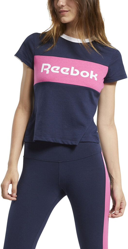 Reebok Puserot Te Linear Logo Deta Blue hinta ja tiedot | Naisten T-paidat | hobbyhall.fi