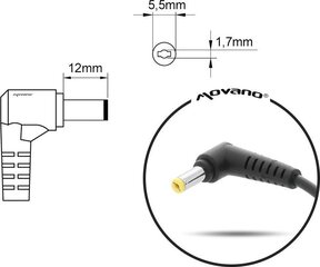 Mitsu 19V, 4.74A, 90W hinta ja tiedot | Kannettavien tietokoneiden laturit | hobbyhall.fi