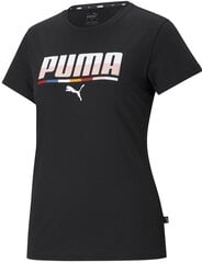 Puma Puserot Multicoloured Tee Black hinta ja tiedot | Naisten T-paidat | hobbyhall.fi