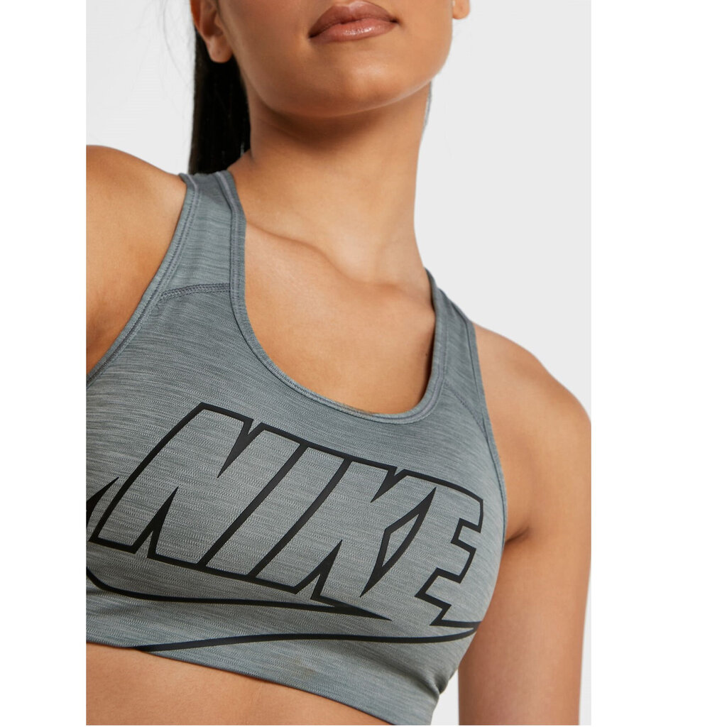 Nike Urheiluliivit Swooosh Futura Bra Grey hinta ja tiedot | Naisten urheiluvaatteet | hobbyhall.fi