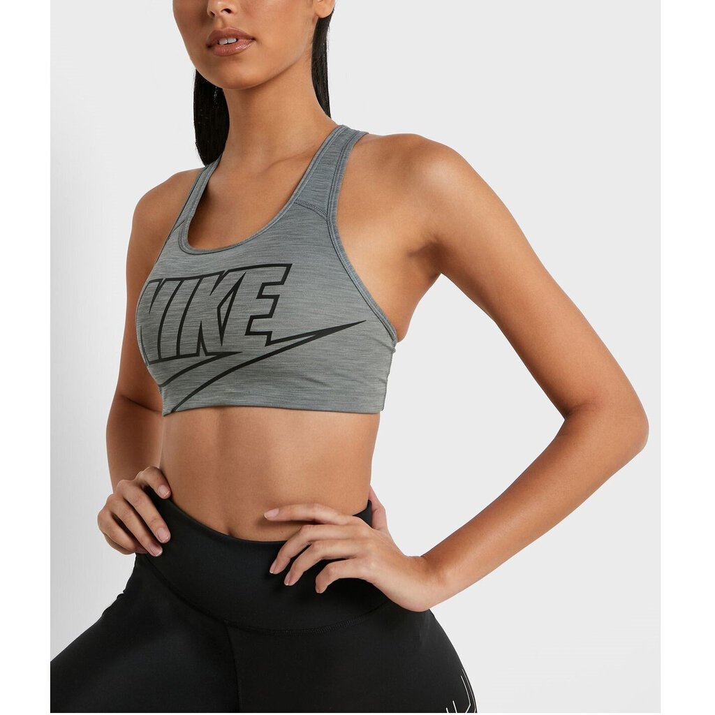 Nike Urheiluliivit Swooosh Futura Bra Grey hinta ja tiedot | Naisten urheiluvaatteet | hobbyhall.fi