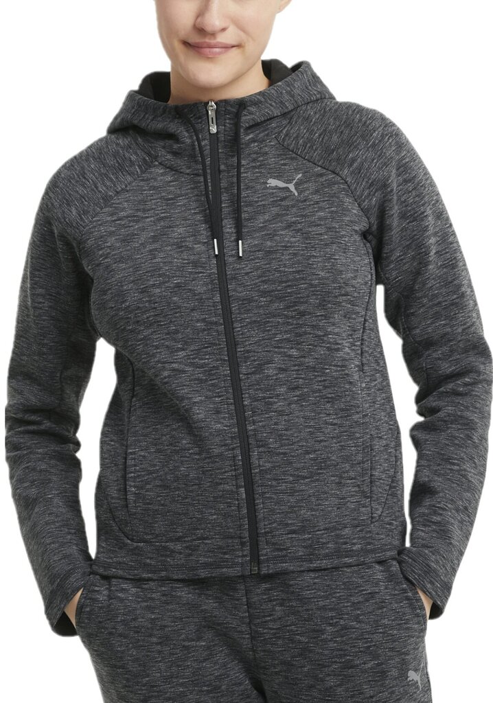 Puma Jumpperi Evostripe Full-Zip Grey hinta ja tiedot | Naisten hupparit, collegepaidat ja villapaidat | hobbyhall.fi