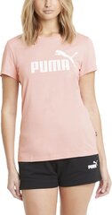 Puma Puserot Ess Logo Tee Brid Pink hinta ja tiedot | Naisten urheiluvaatteet | hobbyhall.fi