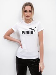 Ess logo tee puma naiset white 58677402 hinta ja tiedot | Naisten paidat | hobbyhall.fi