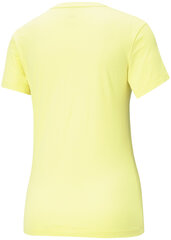 Puma Puserot Ess Logo Tee Yellow hinta ja tiedot | Naisten urheiluvaatteet | hobbyhall.fi
