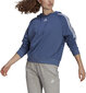 Adidas huppari W 3S Hoodie Blue hinta ja tiedot | Naisten hupparit, collegepaidat ja villapaidat | hobbyhall.fi