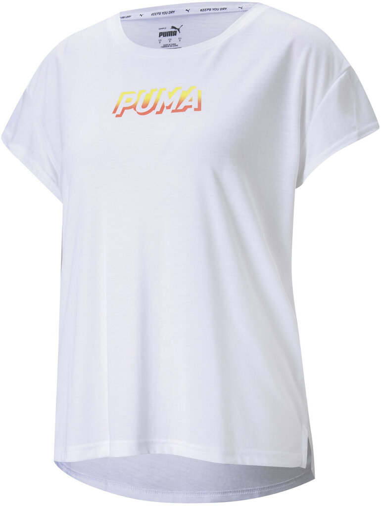 Puma Puserot Modern Sports Tee White hinta ja tiedot | Naisten paidat | hobbyhall.fi