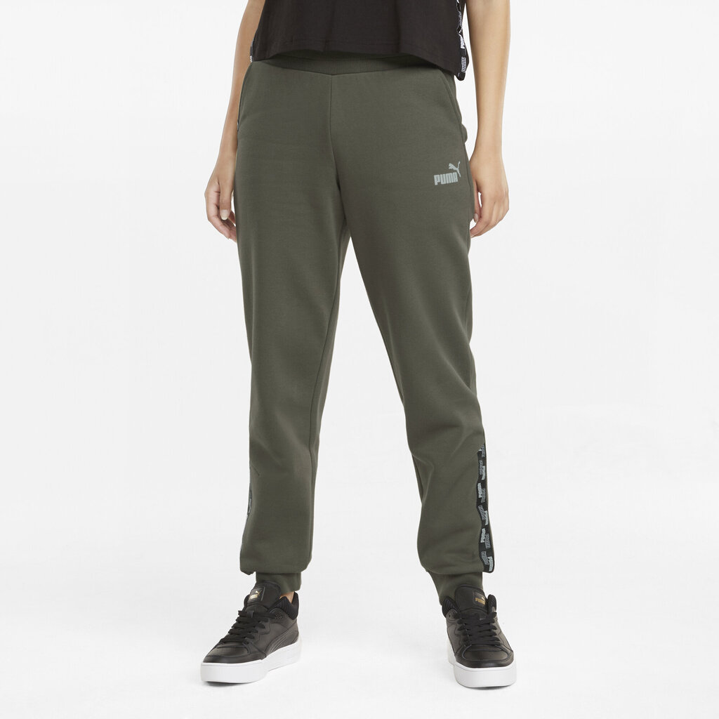 Puma Housut Power Pants Fl Khaki hinta ja tiedot | Naisten vapaa-ajan housut | hobbyhall.fi