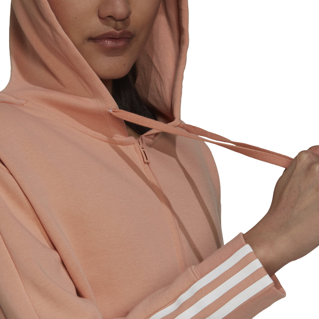 Adidas huppari W Dk Fz Hoodie Peach hinta ja tiedot | Naisten hupparit, collegepaidat ja villapaidat | hobbyhall.fi