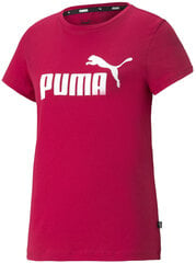 Puma Puserot Ess Logo Tee Bordeaux hinta ja tiedot | Naisten T-paidat | hobbyhall.fi