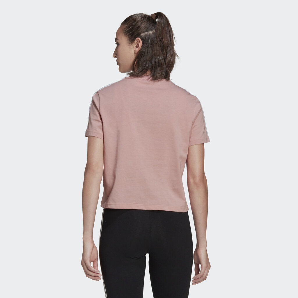 Adidas Puserot W 3s Crop Tee Pink HF7245 hinta ja tiedot | Naisten T-paidat | hobbyhall.fi