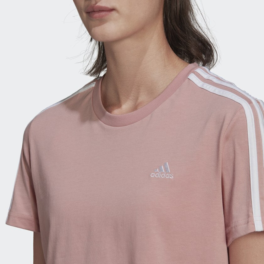 Adidas Puserot W 3s Crop Tee Pink HF7245 hinta ja tiedot | Naisten T-paidat | hobbyhall.fi