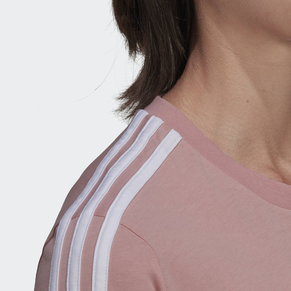 Adidas Puserot W 3s Crop Tee Pink HF7245 hinta ja tiedot | Naisten T-paidat | hobbyhall.fi