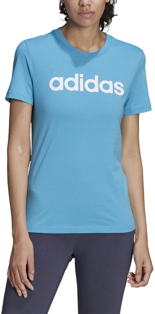 Adidas Puserot W Lin Tee Blue HC9272 hinta ja tiedot | Naisten T-paidat | hobbyhall.fi