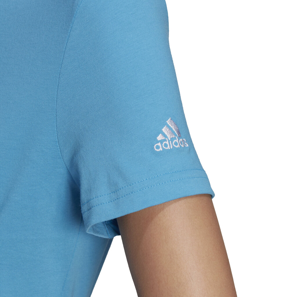 Adidas Puserot W Lin Tee Blue HC9272 hinta ja tiedot | Naisten T-paidat | hobbyhall.fi