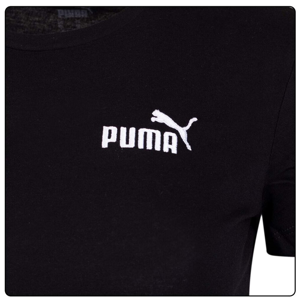 Puma Puserot Ess+ Embroidery Black 848331 01 hinta ja tiedot | Naisten urheiluvaatteet | hobbyhall.fi
